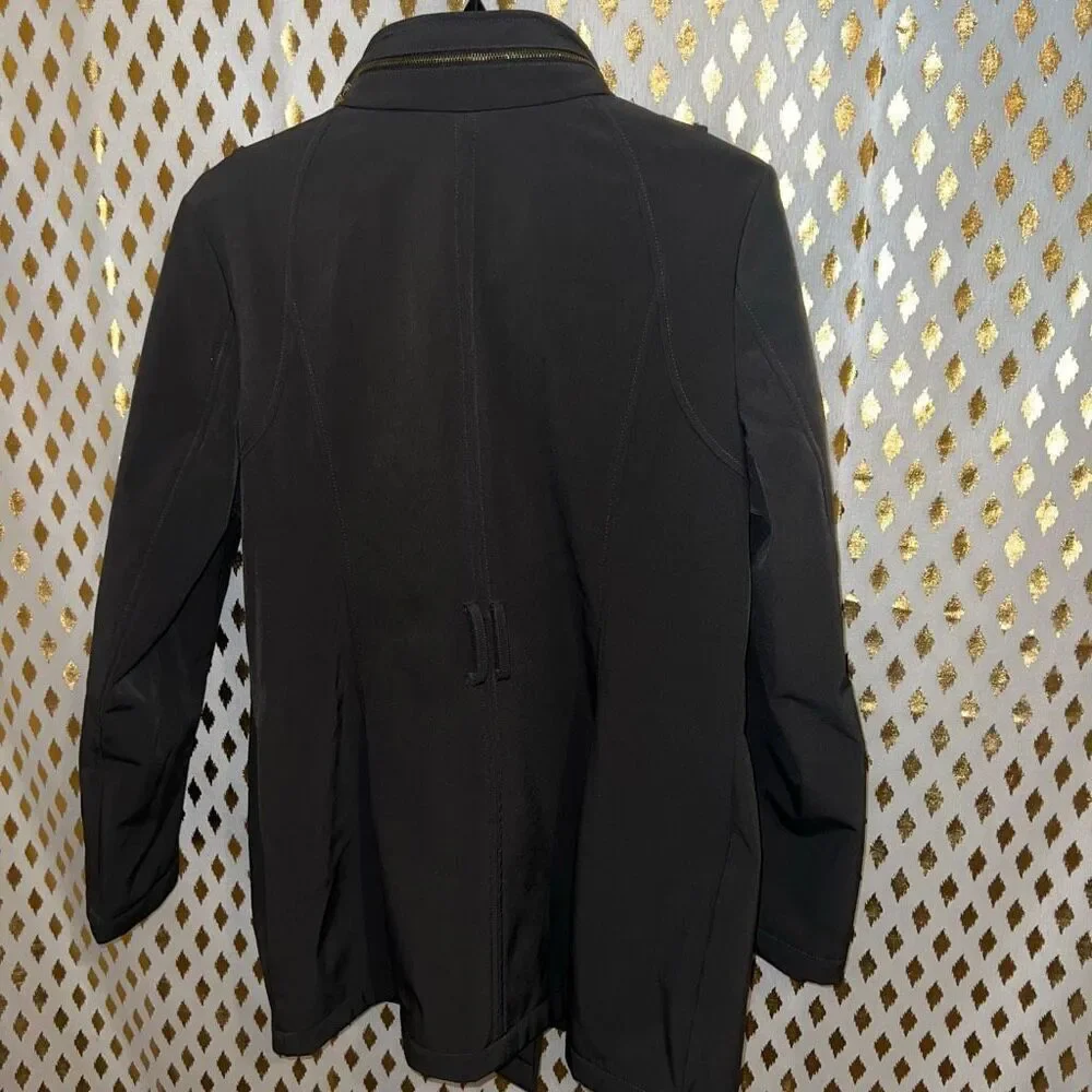 Michael Kors jacket trench coat dark grey waterproof size L